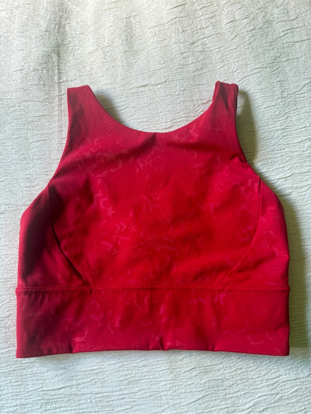 lululemon athletica Red High-Neck Sports Bra